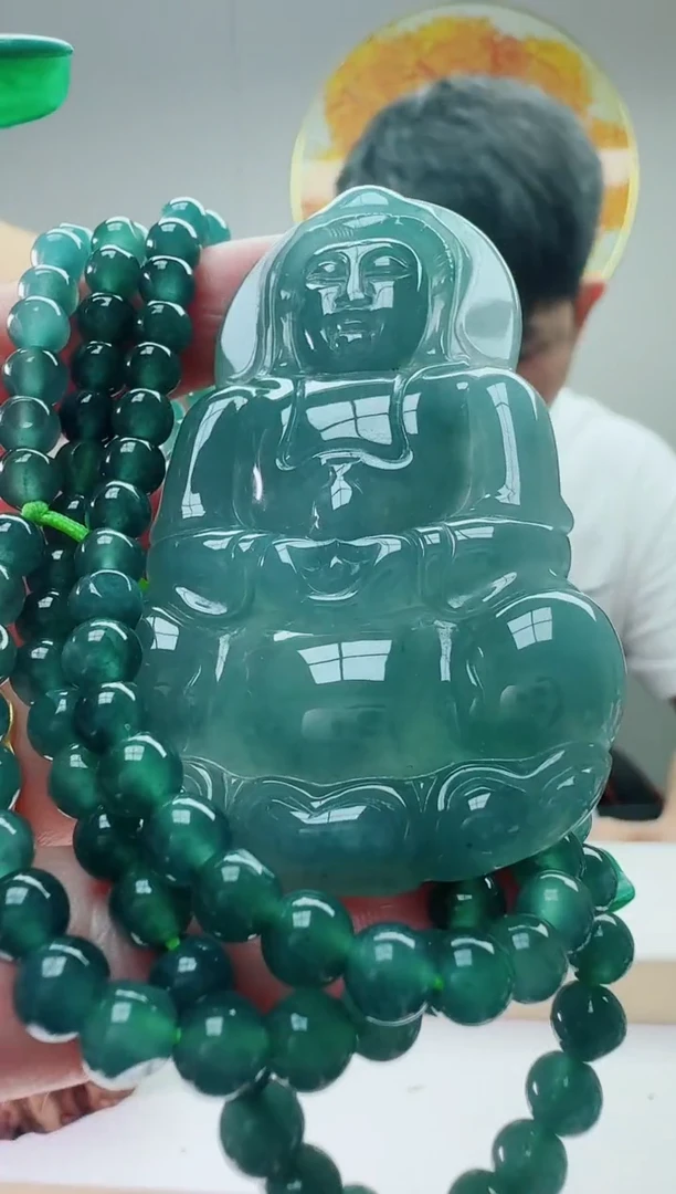 翡翠未镶嵌颈饰多样性随机发其一