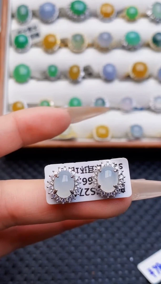 银S925镶嵌戒指翡翠4830