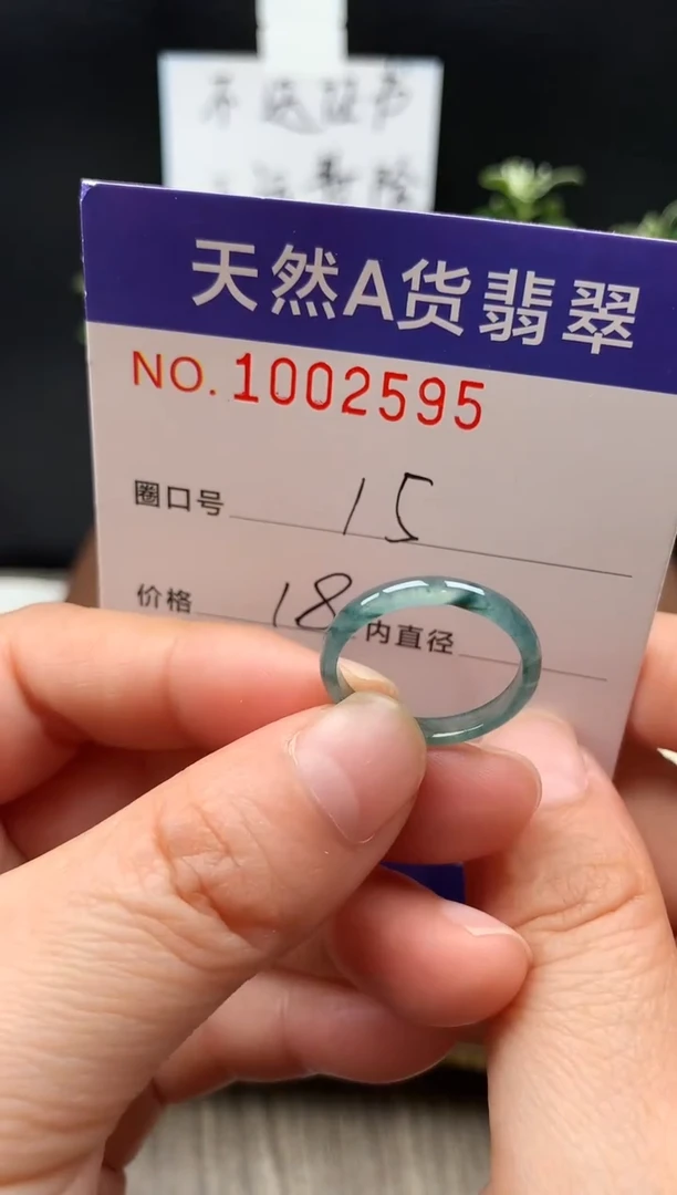 未镶嵌戒指翡翠15#