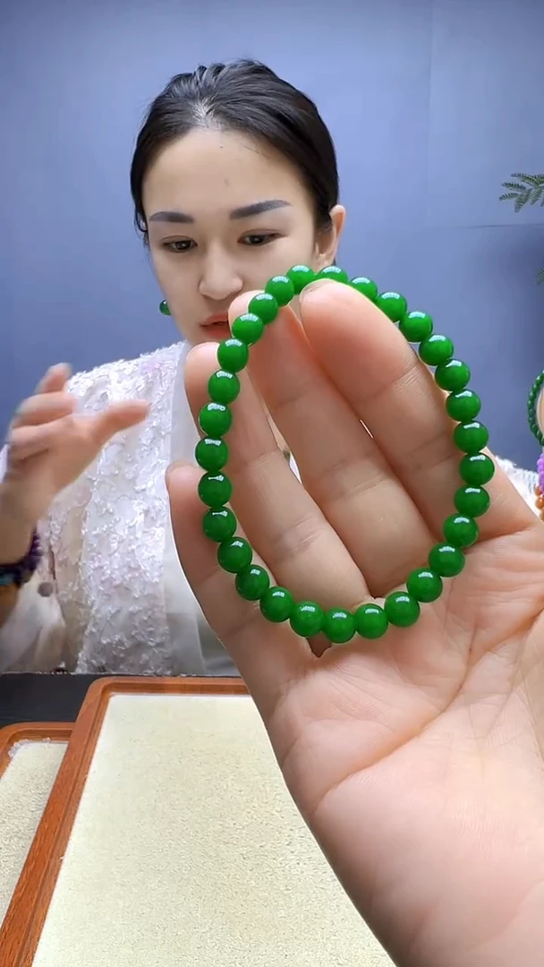 颈饰未镶嵌翡翠丹丹diy颈饰6mm手链