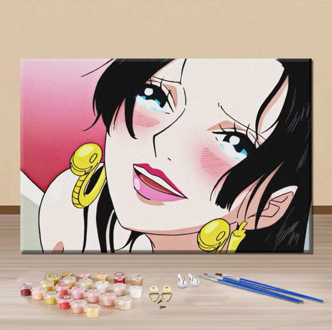 Z40*升级数字diy填色纯手工手工卡通手绘画亲子玩具画礼物画画画