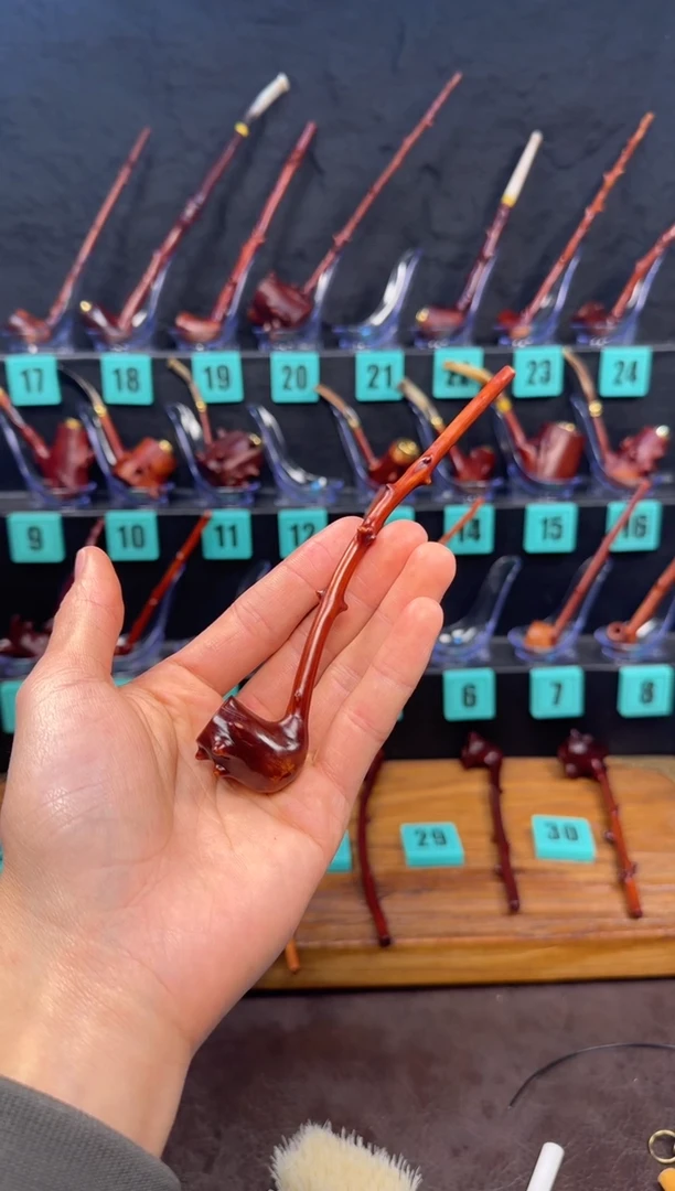 一物一图檬子木手工香烟嘴