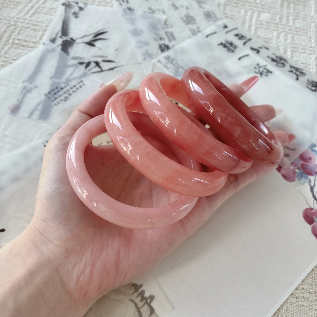 【红丝玉】龙纹桃花酿 天然红丝玉招桃桃（多样性发其一）