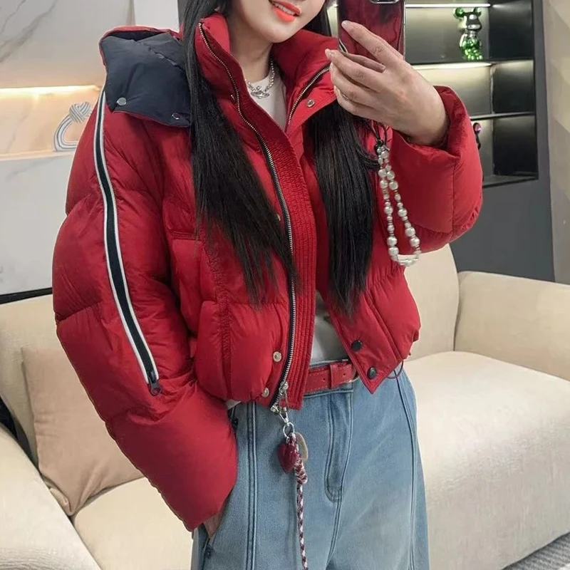 【轻盈有型】2025冬季新款时尚百搭外套休闲保暖棉服冲锋衣女士款