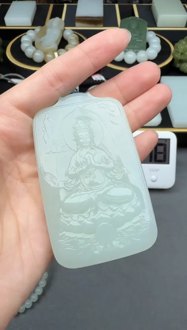 和田玉未镶嵌颈饰3