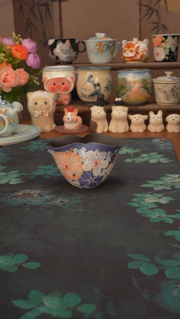 花满蹊 蓝紫砂公道