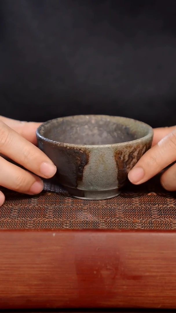 陶瓷奢瓷/瑞寅柴烧茶器（杯子）805 微瑕