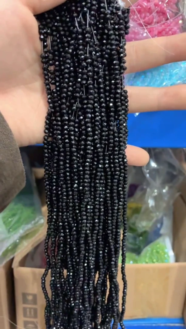 玻璃19230-卡2瓷料瓷黑色-10条