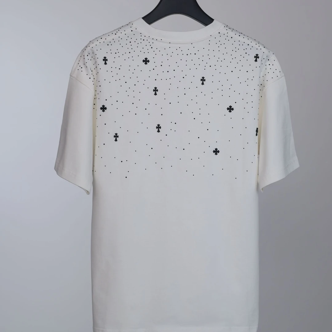 （现货春夏新款） 轻奢满天星短袖宽松潮流时尚百搭休闲（男女同款）