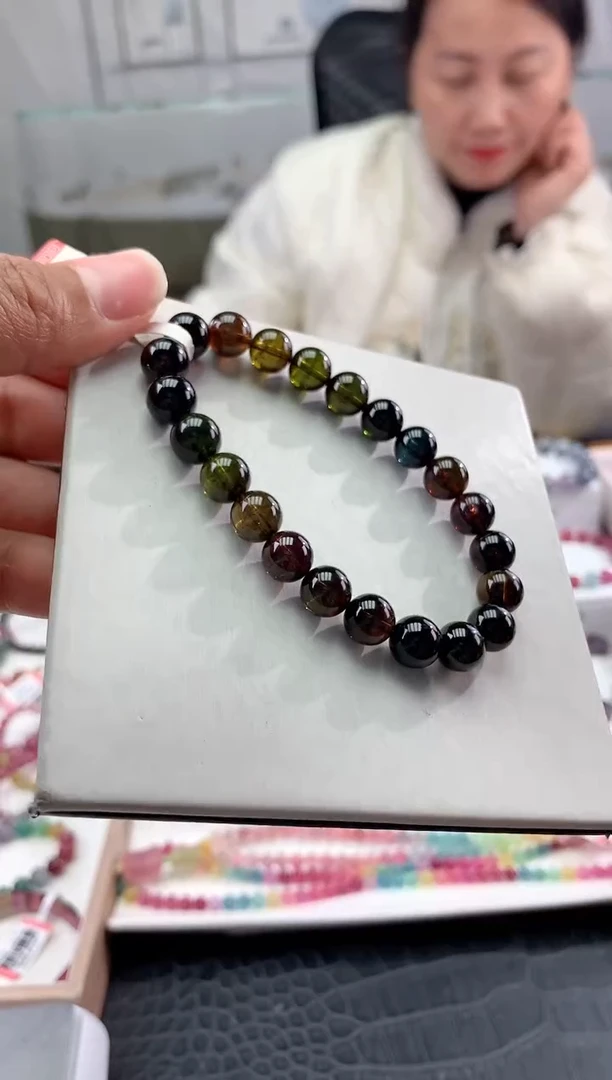 【闪购商品】碧玺手串未镶嵌多样性发一条