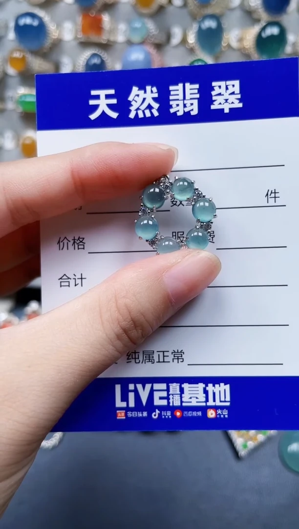 颈饰银S925镶嵌翡翠223