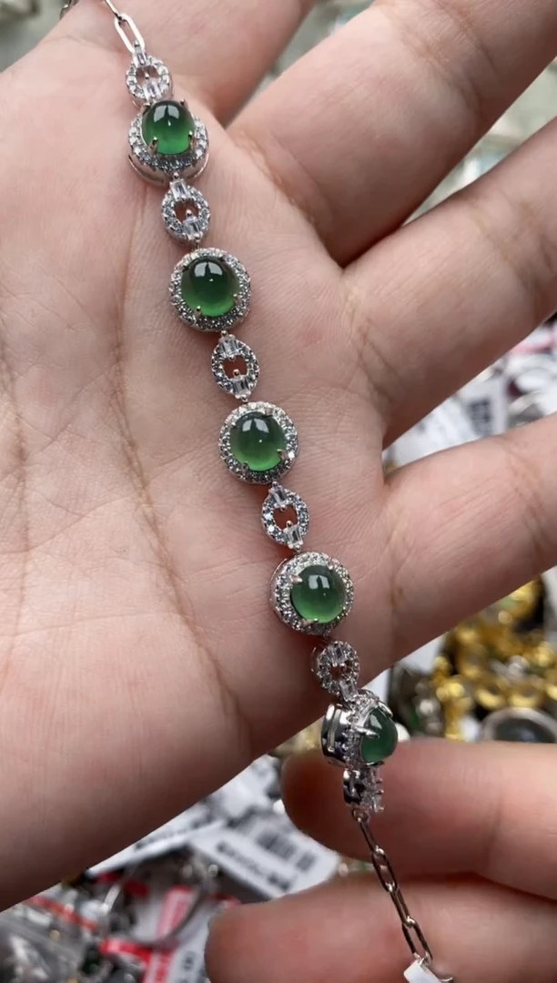 【闪购商品】翡翠戒指银S925镶嵌33333---10