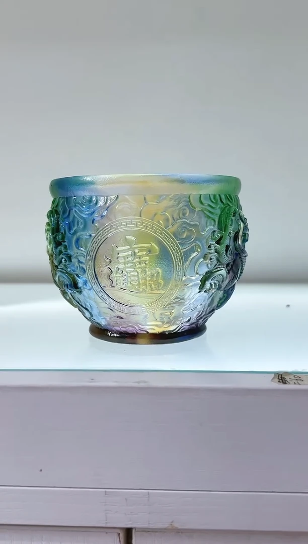手工艺品琉璃古法琉璃聚宝盆