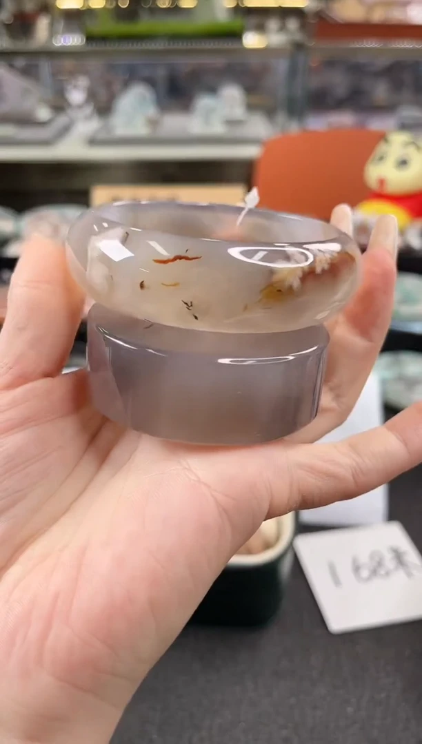 未镶嵌手镯石英质玉63圈口（赠品镯心）6975460