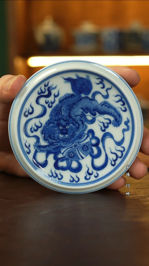 母***耶黄振匠造狮子盖置