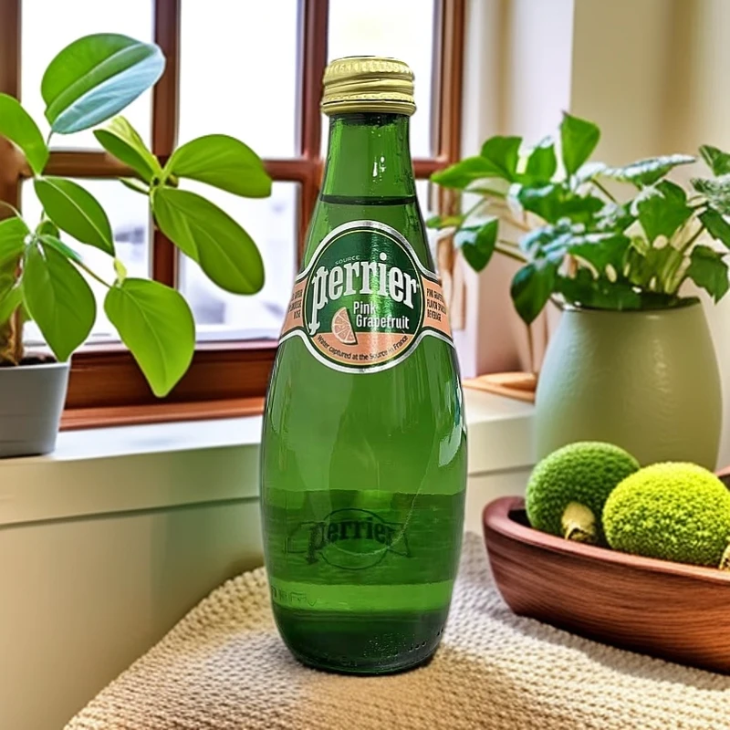 【保质期至25.8.12】巴黎水含气荔枝味饮料330ml*5瓶