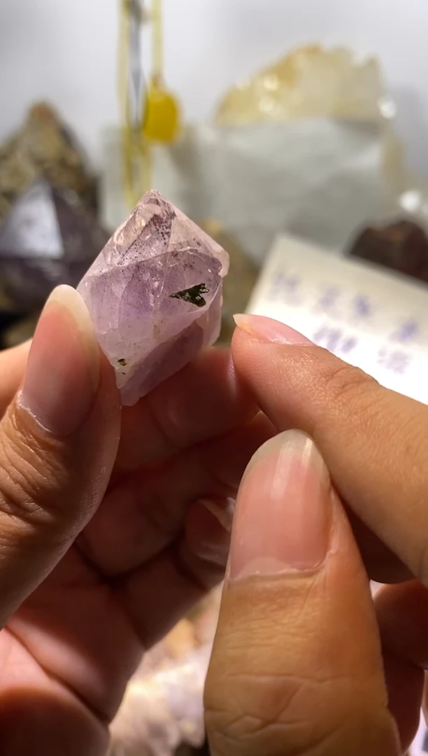 水晶珠宝半成品未镶嵌91号四川花园水晶+隐山