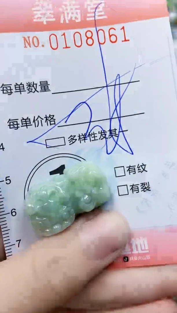 【闪购商品】翡翠颈饰未镶嵌闪购0108061多样性发其一