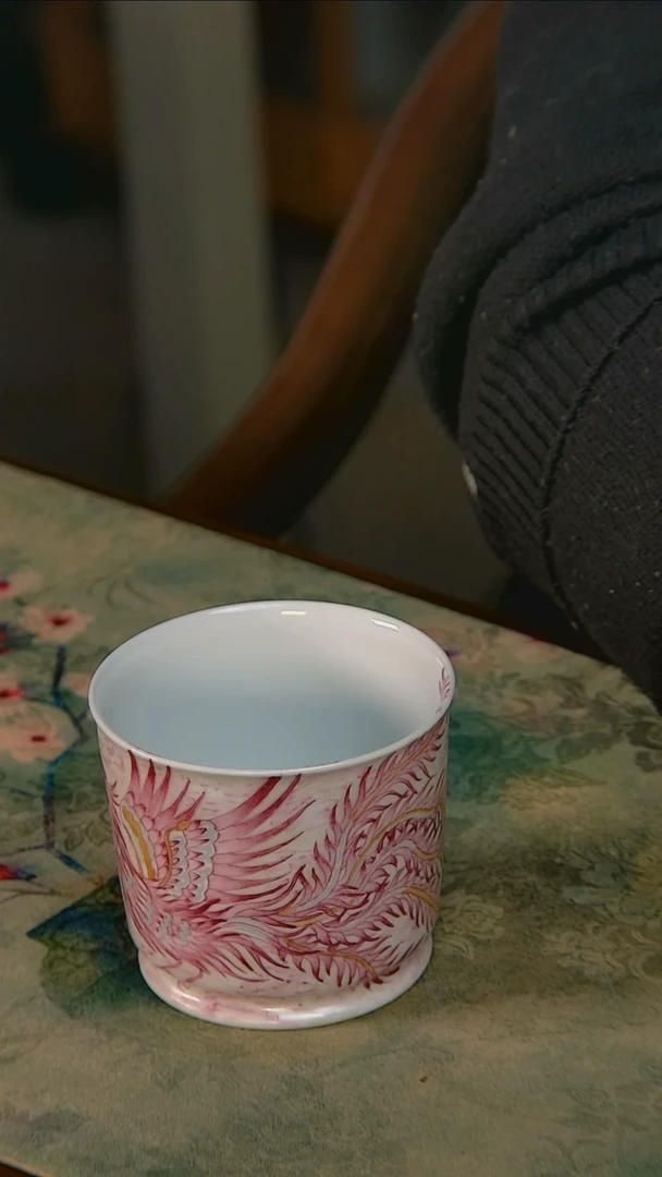 杯手工手绘杯杯很美丽