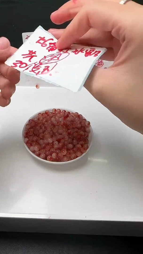 未镶嵌南红玛瑙珠宝半成品南红冰飘花N18卡6mm30颗
