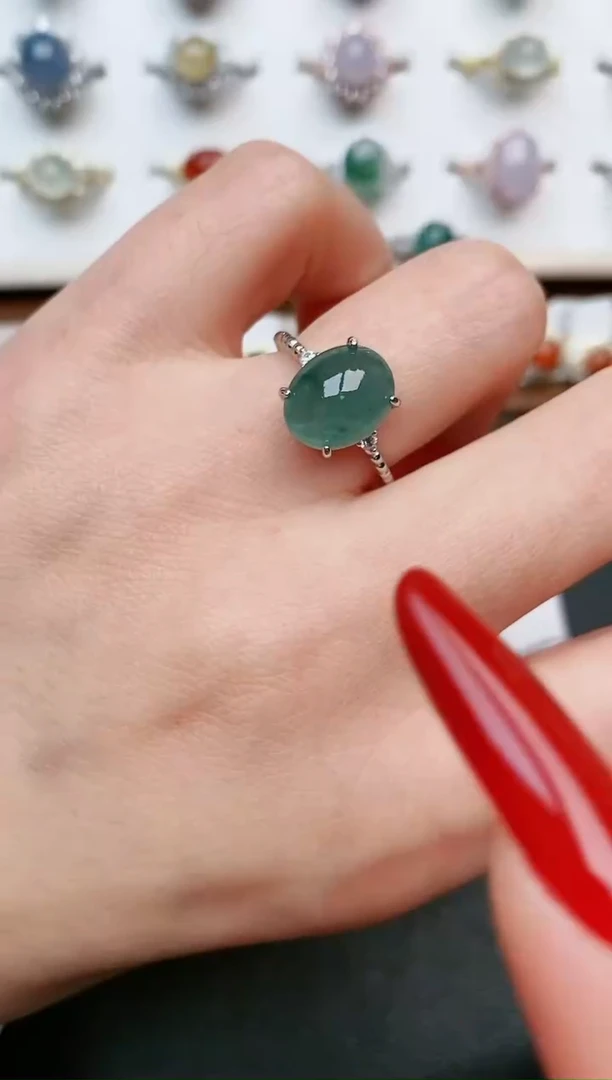 【闪购商品】翡翠戒指银S925镶嵌.....