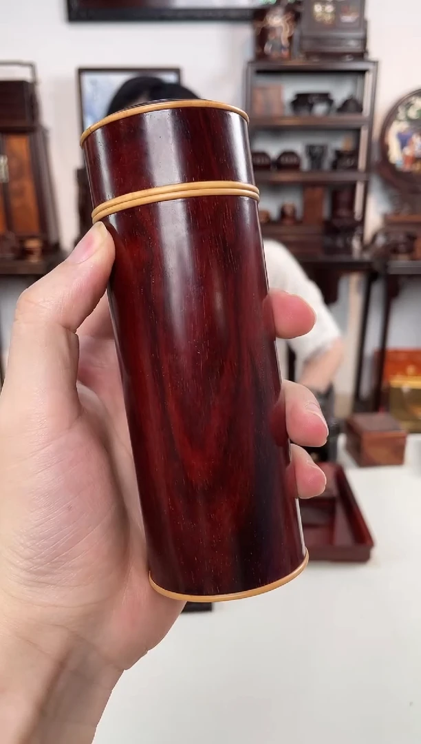 紫檀木类成套家具茶叶罐