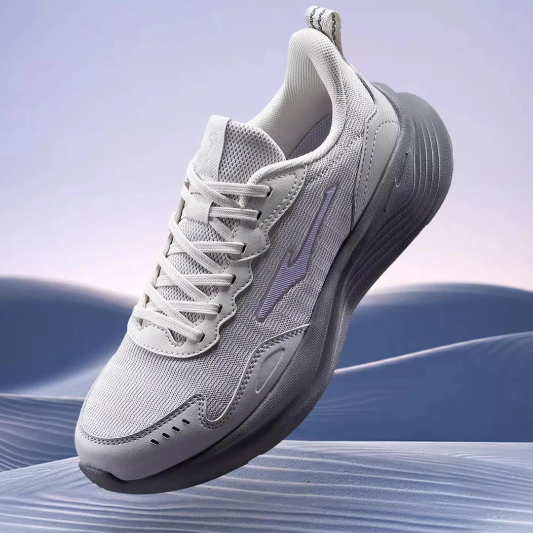 鸿星尔克女鞋百灵跑鞋2025春季新款软底回弹跑步鞋潮流百搭运动鞋