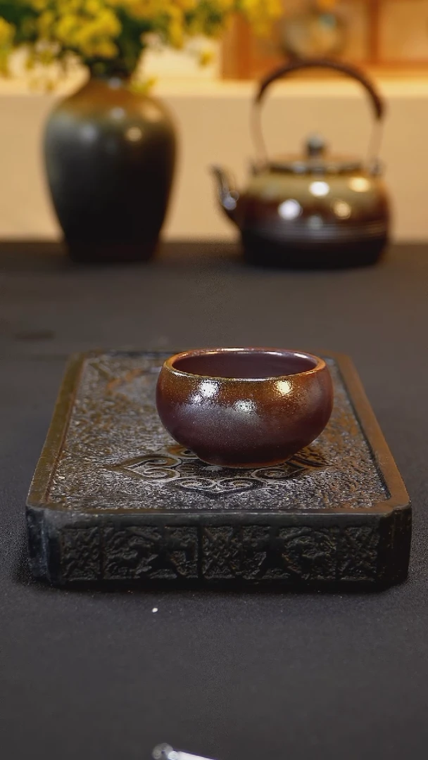 茶壶紫砂纯自然柴烧
