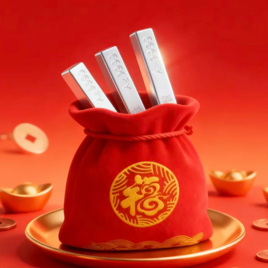 首饰袋 【开业福利】18g小方条实心乔迁居家装饰送礼佳品工艺品摆件