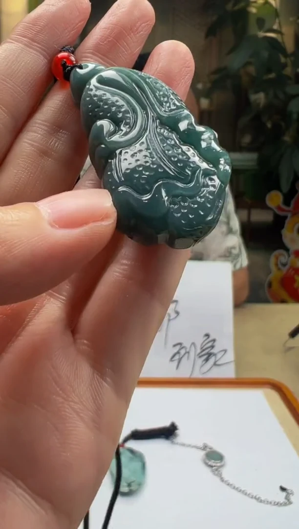翡翠未镶嵌颈饰YY2025-6-20-3