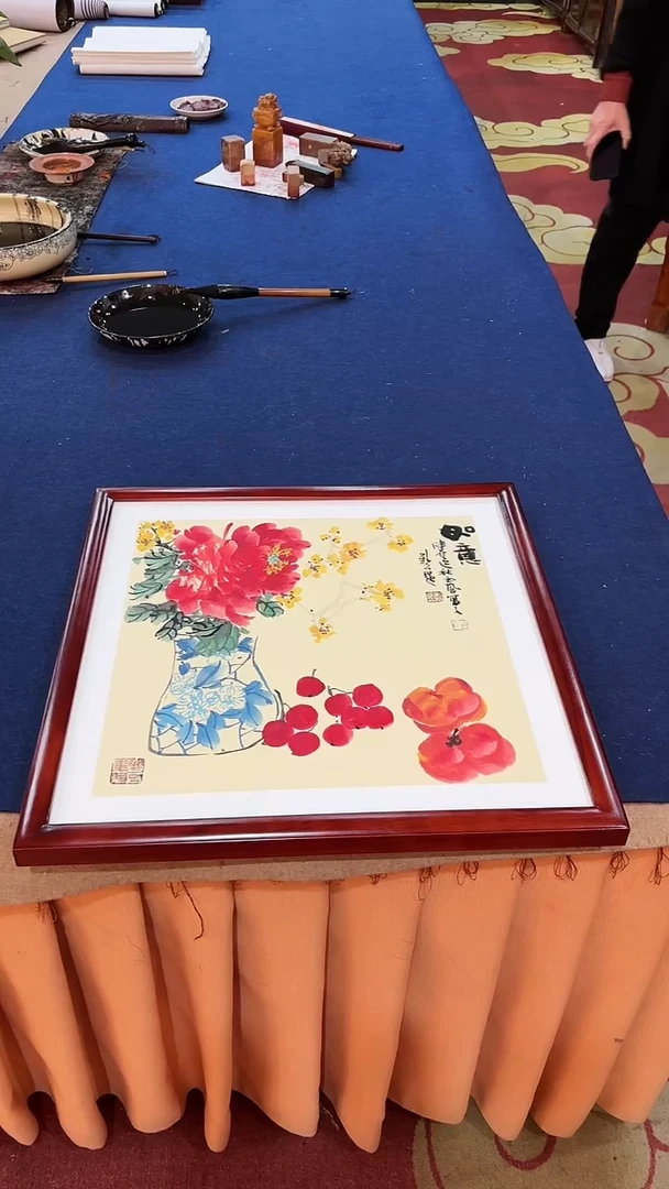 书法雪 欧阳 石玉凤 牡丹