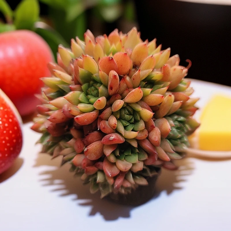 【②号】无土多肉--红酒桃大桩SP（1颗/不含盆）