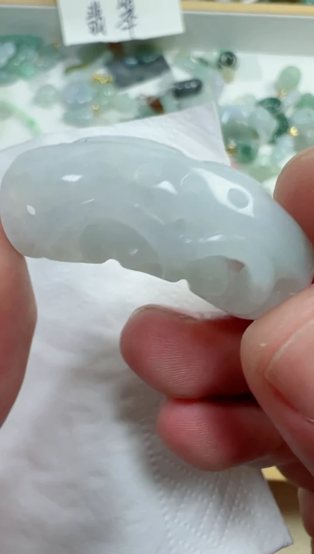 裸石翡翠331号，A货翡翠