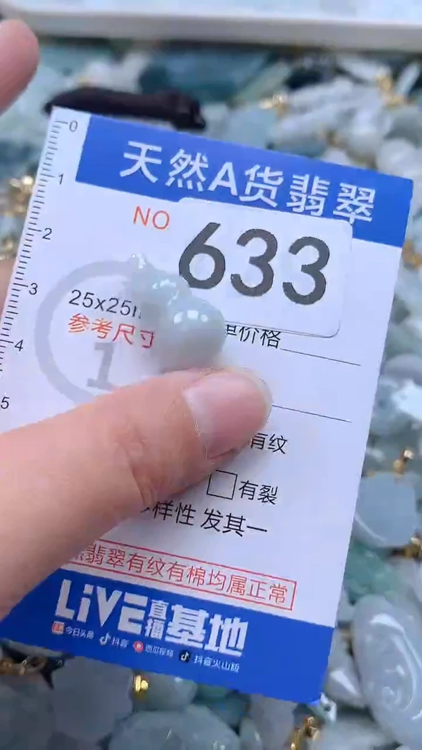 翡翠未镶嵌吊坠(不含链)1