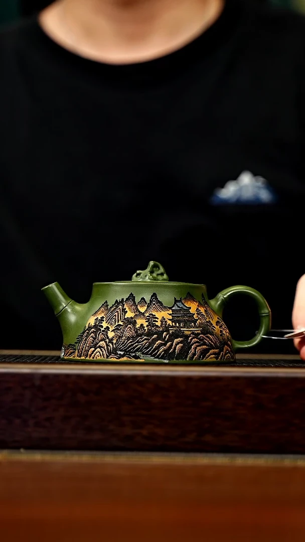 茶壶紫砂宜兴原矿 手工 紫砂壶容量240CC