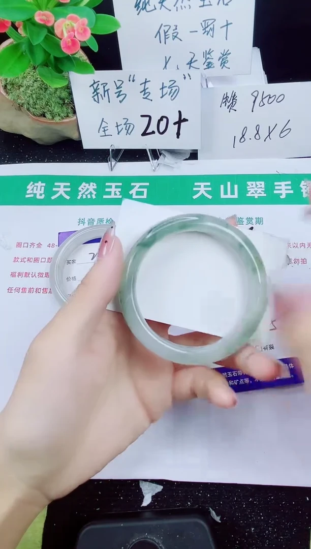 未镶嵌手镯石英质玉264-54/55