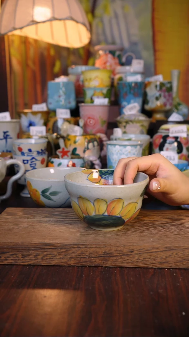 摆件泥垚手作 景德镇手工手绘器物