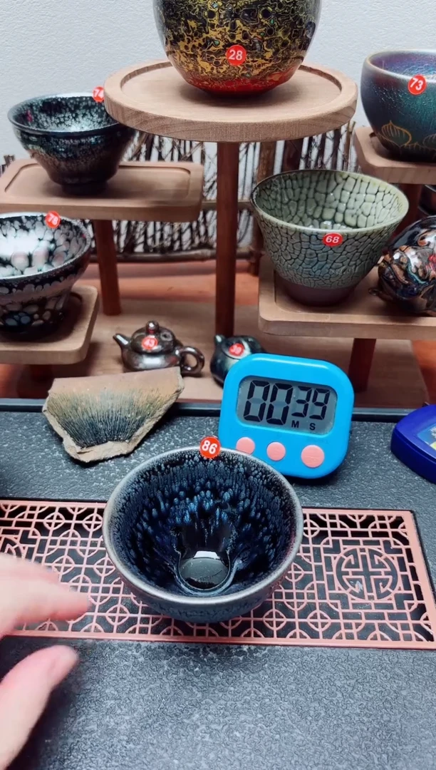 茶盏覃*贤86号建盏工匠茶器