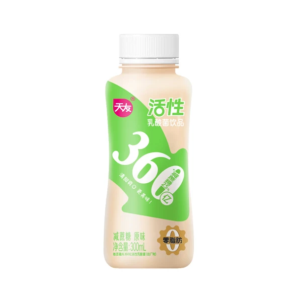 天友原味减糖活性乳酸菌饮品 300ml