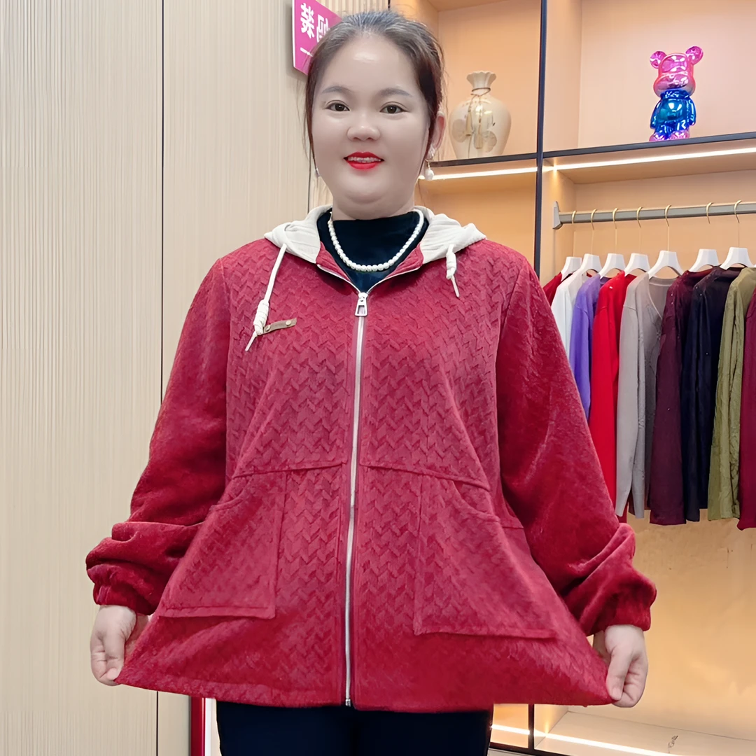 100-240斤中老年女装秋季大码开衫胖妈妈装百搭外套上衣宽松小衫