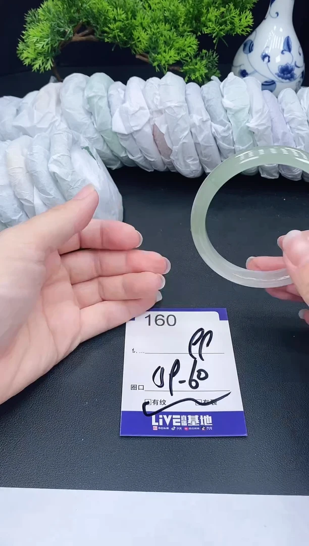未镶嵌手镯翡翠160