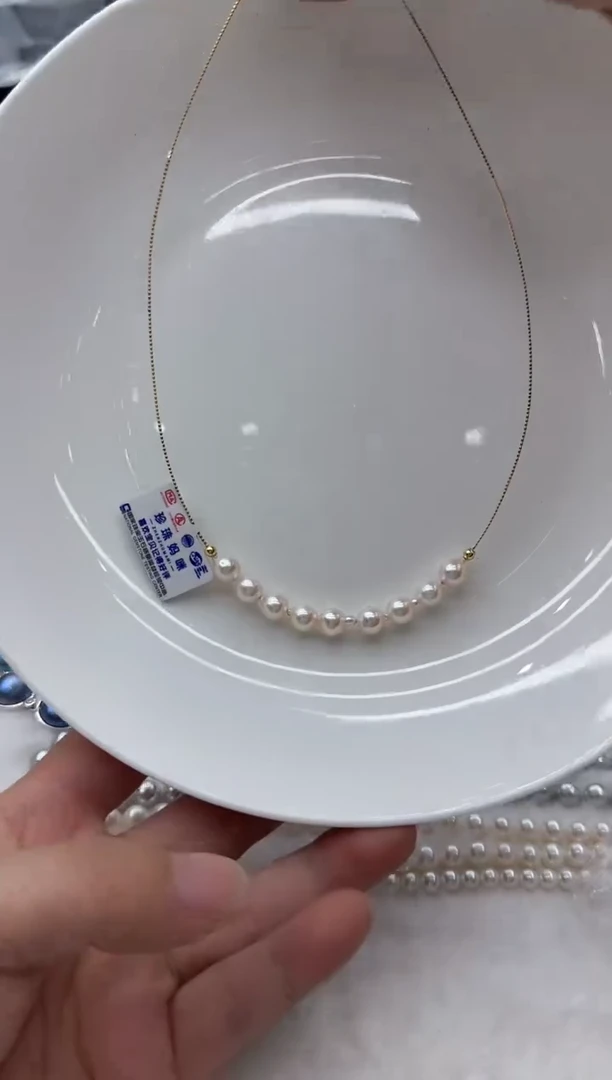 【闪购商品】海水珍珠颈饰银S925镶嵌清货