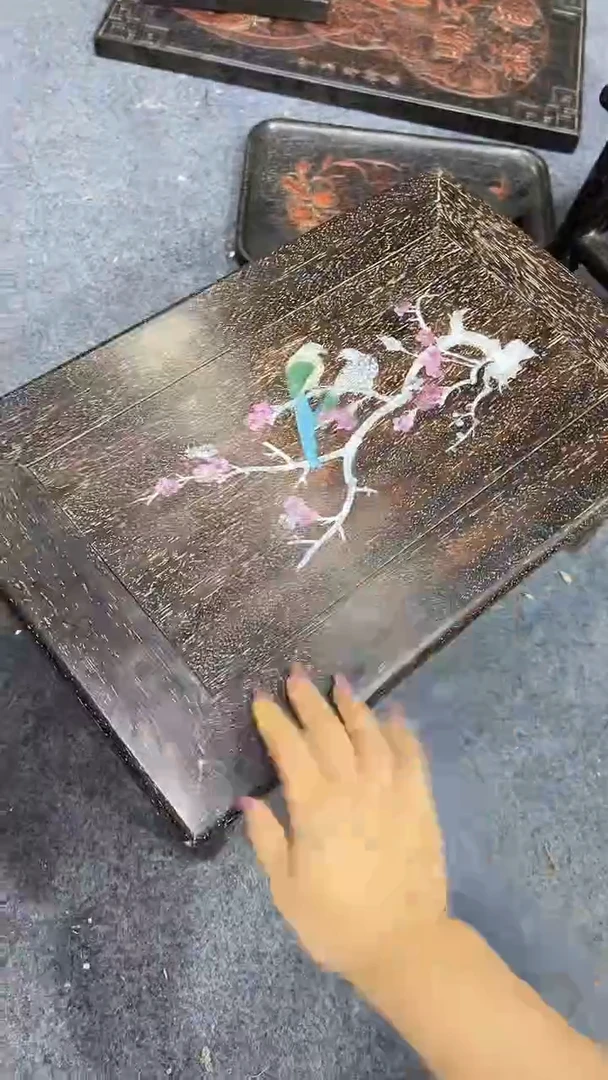 木木沐头淘木雕桌摆