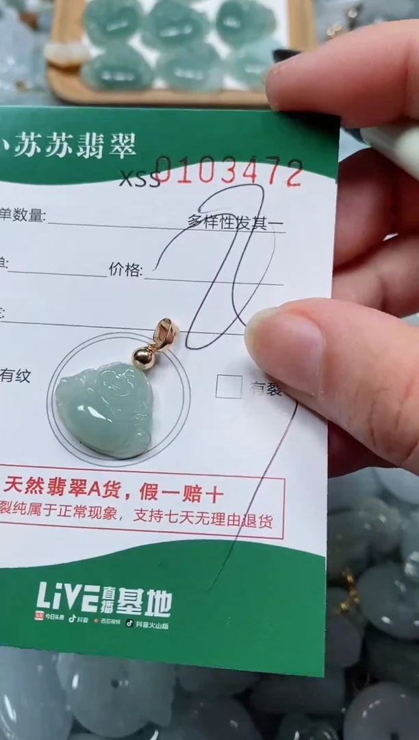 【闪购商品】翡翠颈饰未镶嵌闪购商品0103472