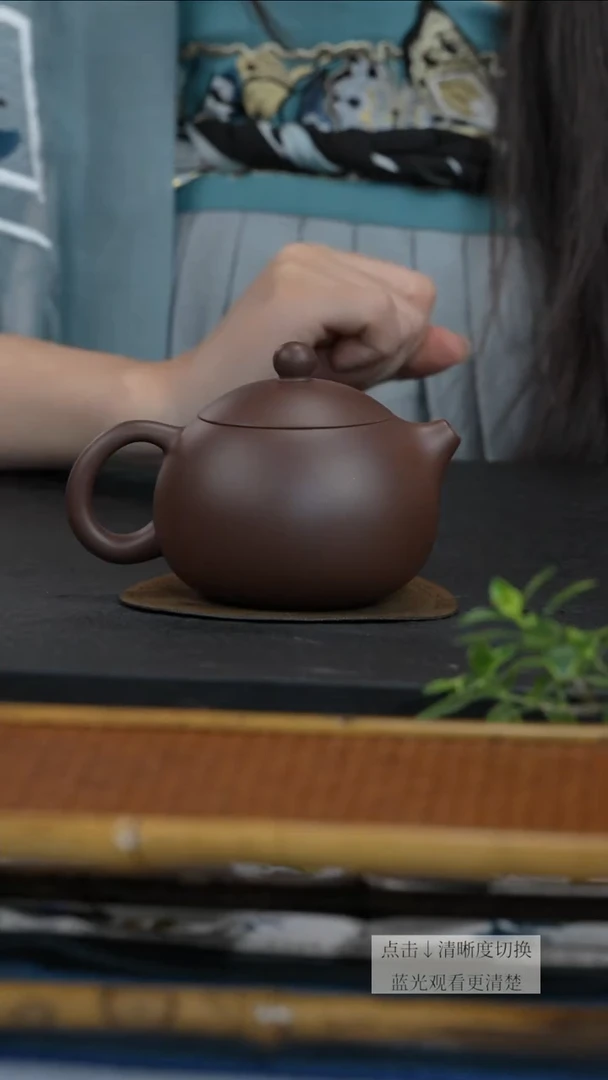 茶壶紫砂紫泥西施壶