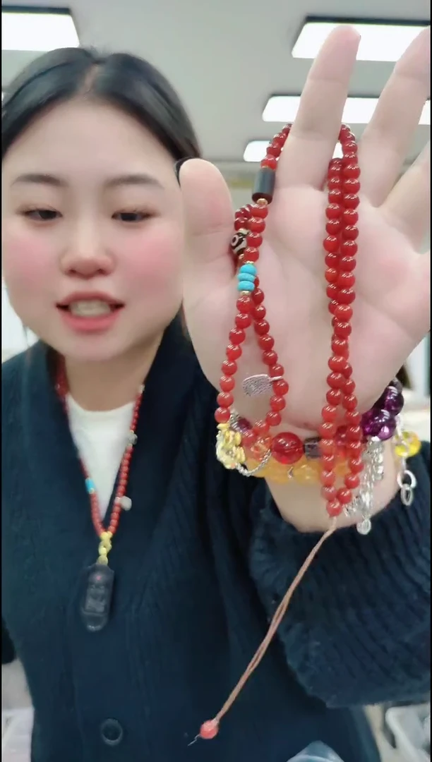 【闪购商品】南红玛瑙颈饰合金0872南红万能链