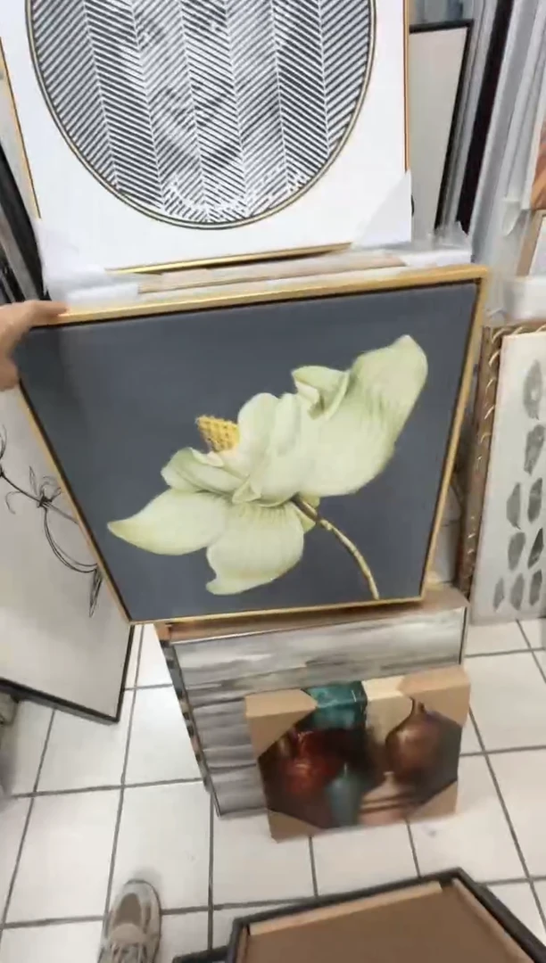 168现代艺术装饰画油画50*50