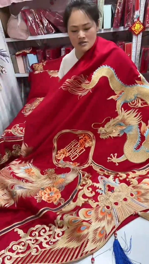 棉棉399全棉龙凤四件套