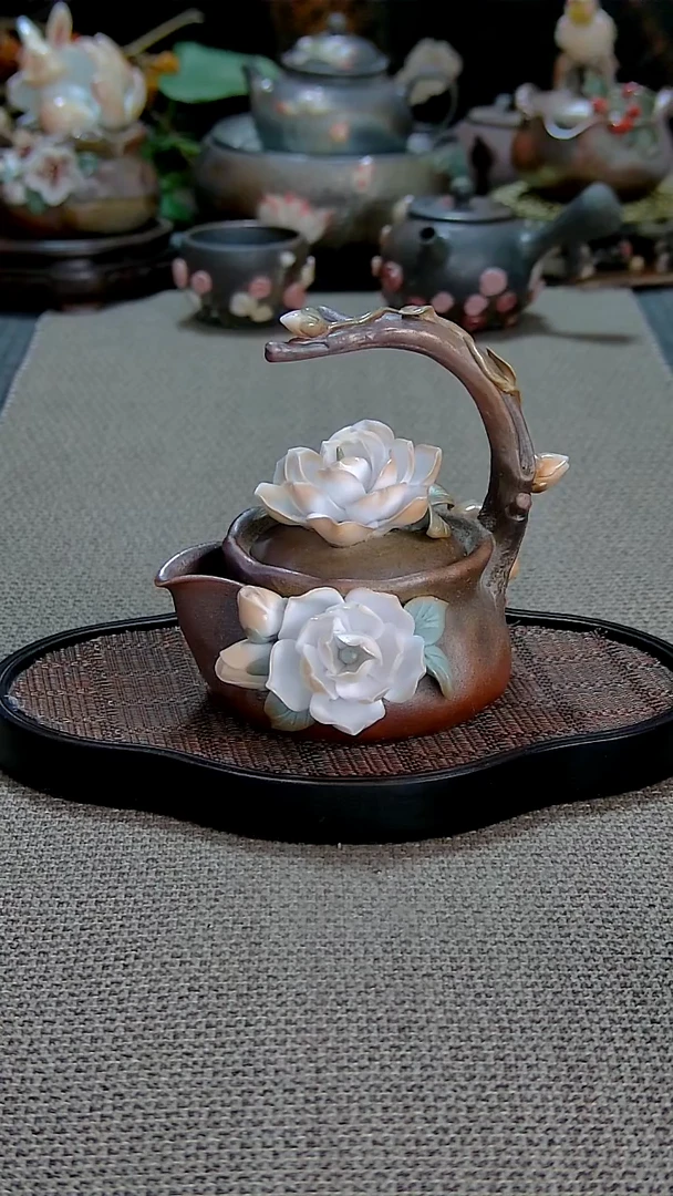 茉莉花半提梁宝瓶