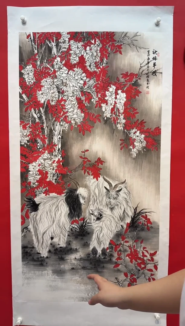 国画画家陆远华纯手绘原作